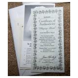 Hamilton Collection Dolls – “Playing Bride” & “Jill”