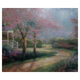 “Morning Dogwood” – Thomas Kinkade Limited Edition Wall Art Signed and Numbered (26" x 20")