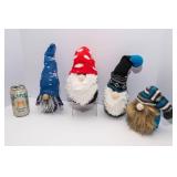 Set of Four Handmade Gnomes