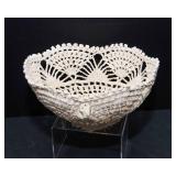 Set of 3 Decorative Baskets – Wicker, Metal & Crocheted
