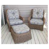 Patio Renaissance by Sunlord Leisure Outdoor Chairs & Footrest Set with Covers