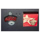 Vintage Starr “X” Coca-Cola Wall-Mounted Bottle Opener – Brown Mfg Co. with Original Box