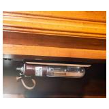 Lighted Curio Cabinet with Mirrored Back