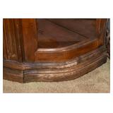 Lighted Curio Cabinet with Mirrored Back