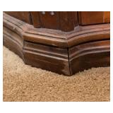 Lighted Curio Cabinet with Mirrored Back