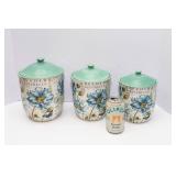 Certified International “Tuileries Garden” 3-Piece Canister Set
