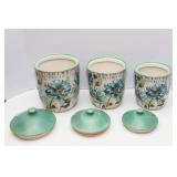 Certified International “Tuileries Garden” 3-Piece Canister Set
