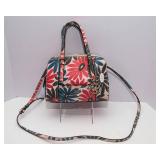 GUESS Floral Print Crossbody/Satchel Bag