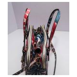 GUESS Floral Print Crossbody/Satchel Bag