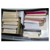 Plastic Storage Drawers & Craft Supplies Lot