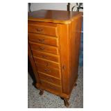 Powell Oak Jewelry Armoire