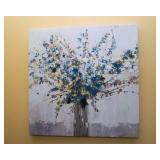 Floral Art Wrapped Canvas (27" x 27")