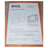 APA by Whalen “Cantana” Entertainment Center – Espresso (4-Piece Set)