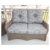 Patio Renaissance by Sunlord Leisure Outdoor Loveseat Set with Side Table & Cover