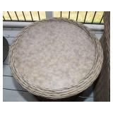 Patio Renaissance by Sunlord Leisure Outdoor Loveseat Set with Side Table & Cover