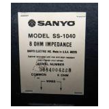 Sanyo SS-1040 Speakers – Set of 2