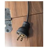 Vintage Singer Sewing Machine with Folding Sewing Cabinet Table