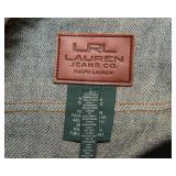 LRL Lauren Jeans Co. Denim Jacket with Faux Fur Collar – Size L (Removable Fur)