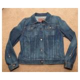 LRL Lauren Jeans Co. Denim Jacket with Faux Fur Collar – Size L (Removable Fur)