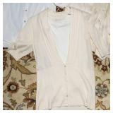 Women’s Cream Tops & Layering Pieces (The Limited, J Jill)