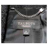 Talbots Tweed Jacket & Skirt Set – Black, Size 8