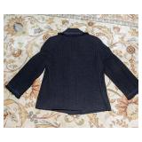 Talbots Tweed Jacket & Skirt Set – Black, Size 8