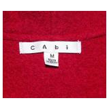 Cabi Red Merino Wool Cardigan – Size Medium