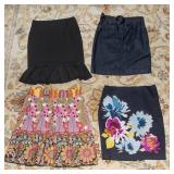 Set of 4 Women’s Skirts – Size 6 (Cabi, The Limited, Dana Buchman)