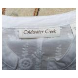 Women’s White Tops & Shawl Set - Cabi and Coldwater Creek