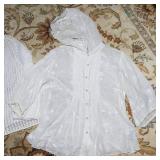 Women’s White Tops & Shawl Set - Cabi and Coldwater Creek