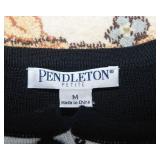 Pendleton Checkered Merino Wool Cardigan Sweater – Petite Medium