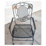 Outdoor Patio Metal Table & 2 Chairs Set – 48” Diameter