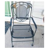 Outdoor Patio Metal Table & 2 Chairs Set – 48” Diameter