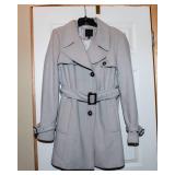 The Limited Wool Blend Coat – Cream/Taupe, Size Large