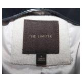 The Limited Wool Blend Coat – Cream/Taupe, Size Large