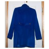 The Limited Cobalt Blue Wool Blend Coat – Size Medium