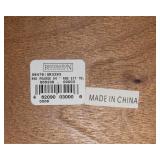 Restoration Hardware Pearse 54” Round Extension Dining Table + 6 Cross Back Chairs