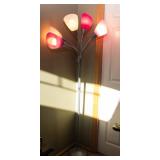 Pink Multi-Light Floor Lamp