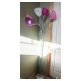 Pink Multi-Light Floor Lamp