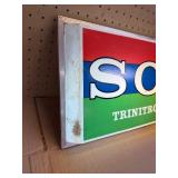 Vintage Sony Trinitron fluorescent advertising sign, Lights up, works as should