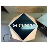 2-vintage Sony lighted advertising signs, in Working Order !