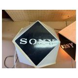 2-vintage Sony lighted advertising signs, in Working Order !