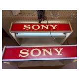 2-vintage-style Sony lighted signs