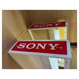 2-vintage-style Sony lighted signs