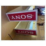 2-vintage-style Sony lighted signs