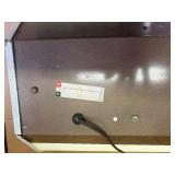 This vintage sign features branding for Conn organs, a prominent manufacturer of electronic organs