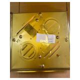 vintage Conn Organ illuminated wall clock in working condition