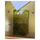 vintage Conn Organ illuminated wall clock in working condition