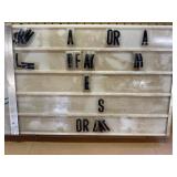 vintage illuminated sign for Conn Organs