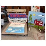 Vintage Music Store & Advertising Sign Lot